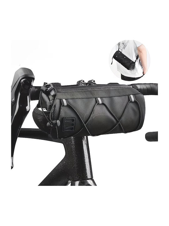 Geantă Pentru Ghidon De Bicicletă 1.5l Neagră