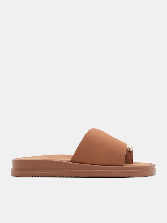 Luigi Women's Flat Sandals Flatforms Brown
