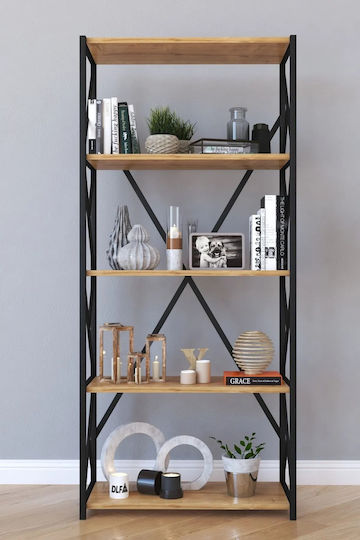 Βιβλιοθήκη Καφέ 56x26x150εκ.