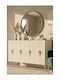 SteweHome Sideboard Holz 120x32x75cm Braun
