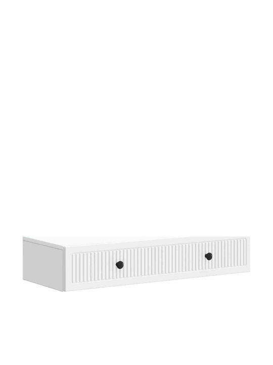 Consolă Din Lemn Alb M87.5xL34.5xÎ17cm