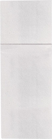 Pack of 90 Napkins Point-to-Point Envelope Slim Lid 2-Ply 32x40cm Folded 8x20cm White Ns Natural Soft Ns.103000312