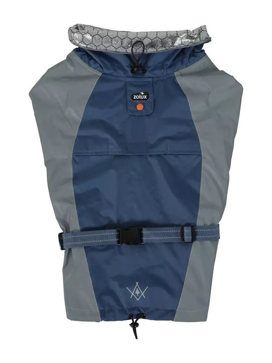 Zolux Windproof Blue Dog Coat with Back Length 50 cm