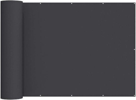 vidaXL Schattengewebe Schwarz mit PU-Beschichtung 1,8x10m 160g/m²