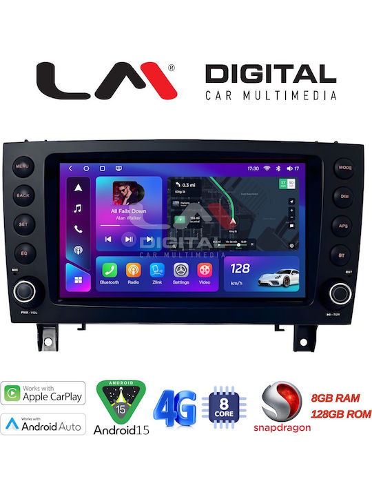 LM Digital Car Audio System for Mercedes-Benz SLK 2004 to 2010 Bluetooth USB Wi-Fi GPS Apple CarPlay Android Auto