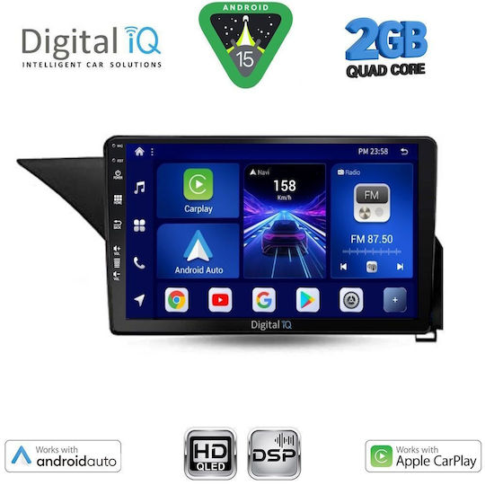 Digital IQ Auto-Audiosysteme für Mercedes-Benz E Klasse 2012-2014 mit Bluetooth USB Eingebautes Wi-Fi GPS Apple CarPlay mit 10 Zoll Touchscreen