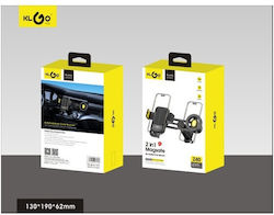 KLGO Car Mobile Mount with MagSafe Magnet Black