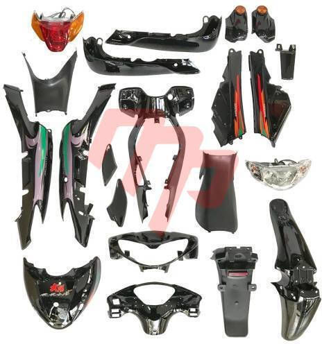 Baotian Kit of Plastic Motorcycle Parts Black
