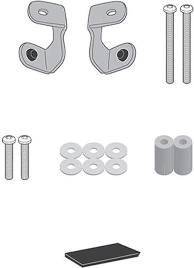 Kappa Moto Motorcycle Windshield Installation Kit D5130KITK