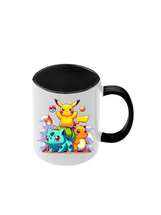 Κούπα Pokemon Μαύρη Λαβή Εσωτερικό