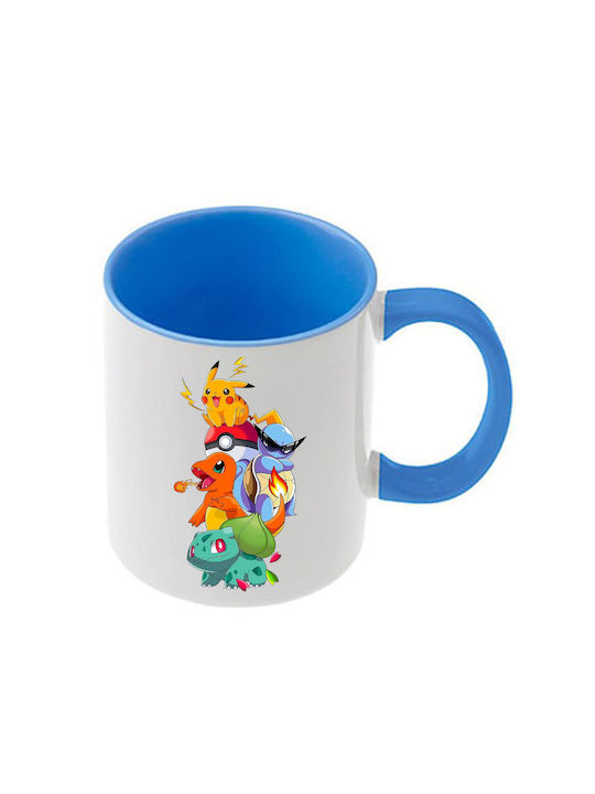 Κούπα Pokemon Γαλάζια Λαβή Εσωτερικό