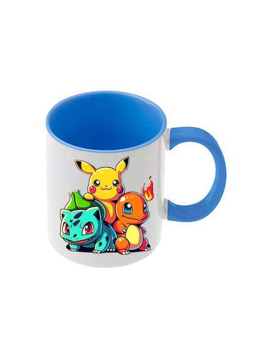 Κούπα Pokemon Γαλάζια Λαβή Εσωτερικό