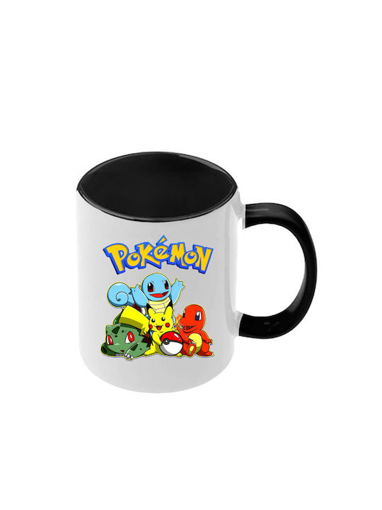 Κούπα Pokemon Μαύρη Λαβή Εσωτερικό