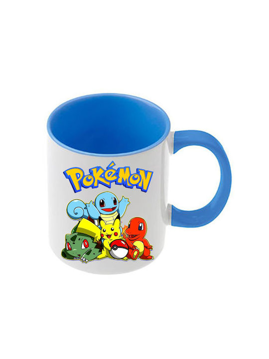 Κούπα Pokemon Γαλάζια Λαβή Εσωτερικό
