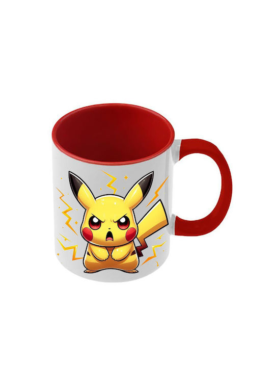 Κούπα Pokemon Κόκκινη Λαβή Εσωτερικό