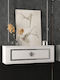 White TV Stand L87xD33xH33cm