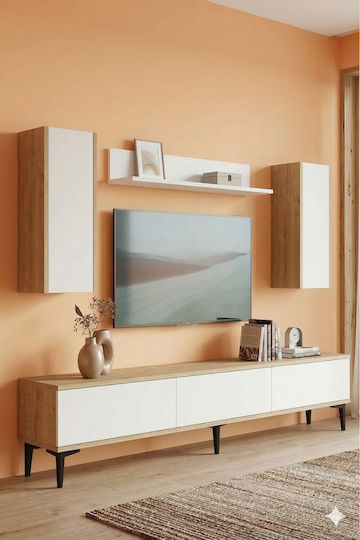 Έπιπλο TV Επιδαπέδιο Καφέ 180x30x41εκ. Έπιπλο TV Επιδαπέδιο Καφέ 180x30x41εκ.