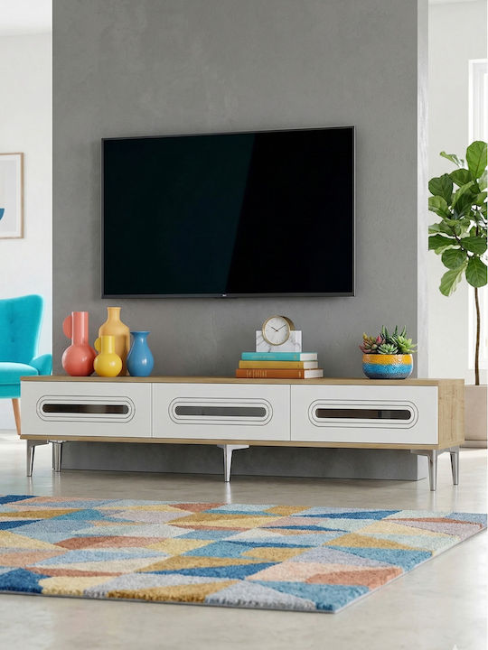Brown TV Stand L180xD30xH41cm