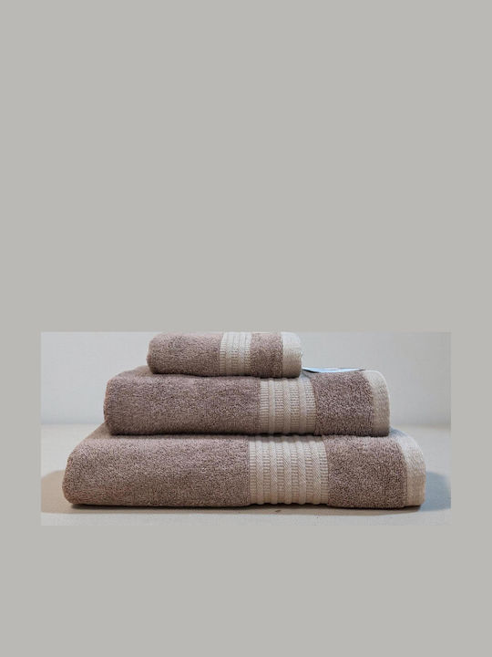 Linea Home Πετσέτα Προσώπου Monde 50x90εκ. Bambaki Βάρους 480gr/m²