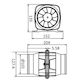 Hyperflow 4'' Ventilator Voltage 24V