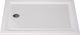 Sanitec Flat Classic Acrylic Shower 90x75cm White