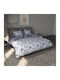 Charalambidis Textiles Αύρα Σετ Σεντόνια Μονά 160x260εκ. Αύρα (μπλε) (3τμχ)
