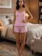 Asel Summer Women's Pajama Kit Pink