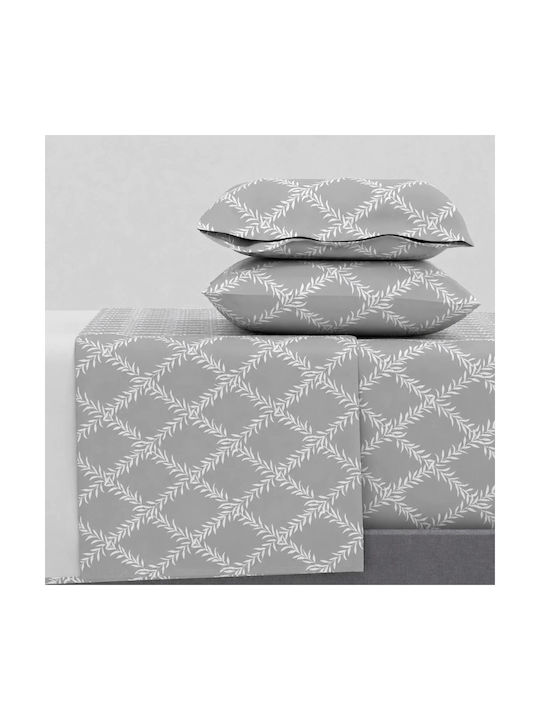 Astron Italy Set Pillowcases Gray 52x72cm