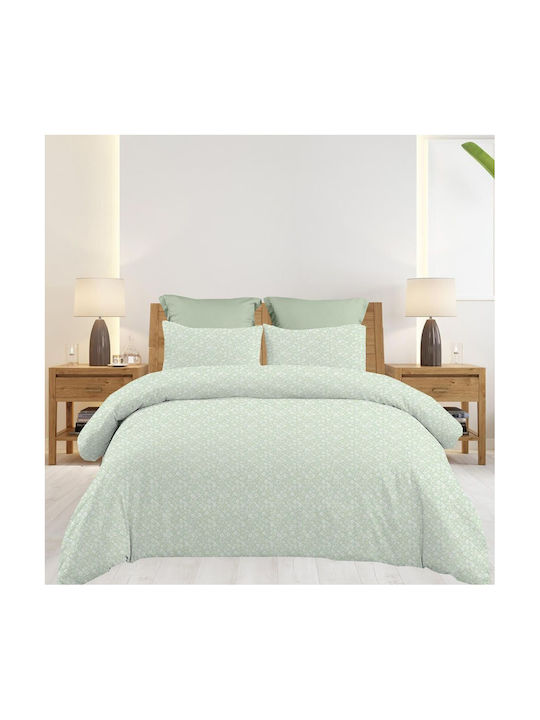 Astron Italy Σετ Μαξιλαροθήκες Olive 52x72εκ.
