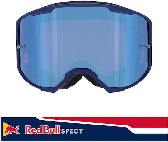 Очила За Мотокрос Spect Red Bull Strive Single Lens Сини Червени Сини