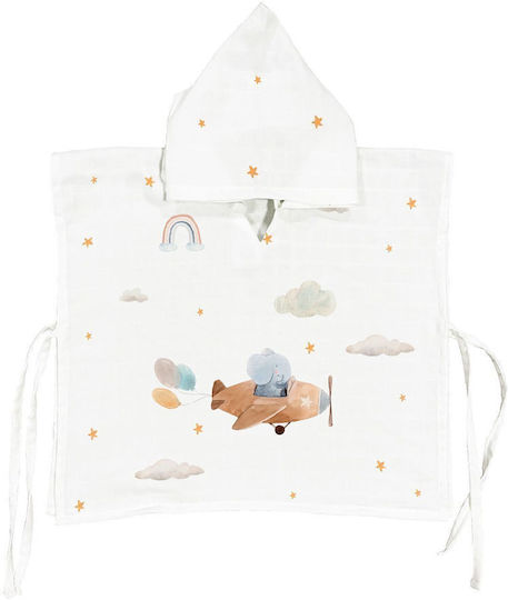 SteweHome Kinder Strandponcho Beiges