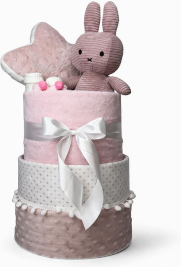 Diaper Cake – Miffy Rose ! για Κορίτσι