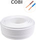 Cablu Electric 3x4 Mm² 100 M Alb Flexibil Conductor Cca Izolație Pvc Mantă Pvc Myym H05vv-f – Cobi Smart