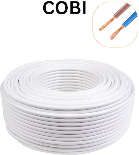 Cablu Electric 3x2.5 Mm² 100 M Alb Flexibil Conductor Cca Izolație Pvc Mantă Pvc Myym H05vv-f – Cobi Smart