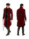 Adult Carnival Gothic Tailcoat Bordeaux