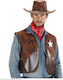 Vesta De Carnaval Pentru Adulți Cow Boy