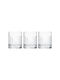 Borgonovo Set Whisky / Cocktail Glas in Weißer Farbe 355ml 3 Stück