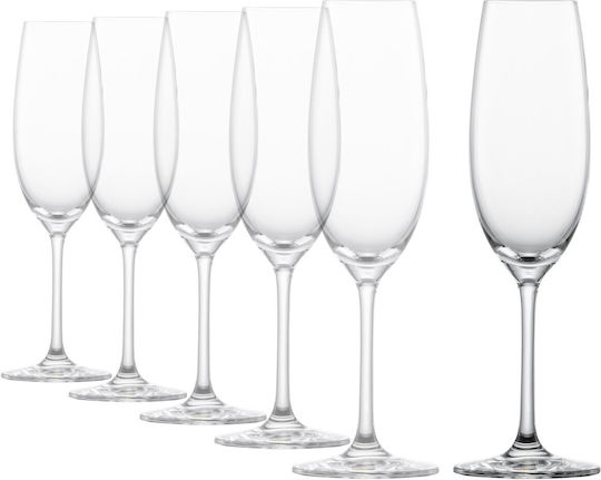 Schott Zwiesel Ivento Σετ Ποτήρια Σαμπάνιας Κολωνάτα Πλαστικά 228ml 6τμχ