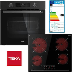 Teka Aufsatzbackofen mit Kochfeldern 71lt mit K...