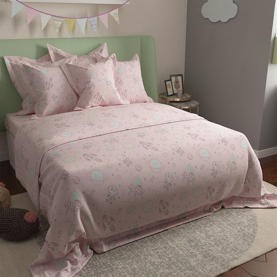 Charalambidis Textiles Kids Sheets Single Sky 160x260cm Charalambidis Textiles Kids Sheets Single Sky 160x260cm
