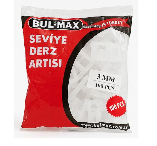 Set 100 Distanțiere Pentru Plăci Bul-max 3 Mm Cobi Smart Sistem De Nivelare Aliniere Precisă Montaj Rapid