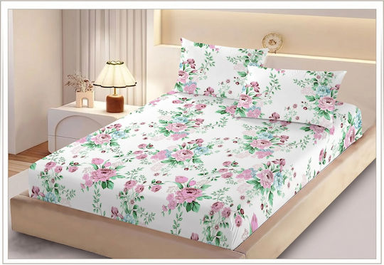 Module King Size 3 Bucăți 180x200+25cm Cu Hugger Din Cauciuc Bej