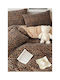 SteweHome Set Kids Single Duvet Cover With Cotton Pillowcase Flowers 160x220cm
