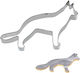Westmark Keksform Hund Wolf 10 x 6 cm Rostfreier Stahl