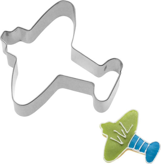 Westmark Kuchenringe / Plätzchenausstecher Flugzeugform 7 Cm Rostfreier Stahl