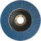 Disc Lamelar Albastru 125x22 Mm P60 Discuri De Șlefuire Lemn Metal Polizor Unghiular Cobi Smart