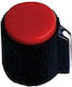 Potentiometer Knob Cap 6.1mm/13.2mm Red