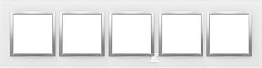 Simon 54 Nature 5x Glass Frame Silver Perla Drn5/69