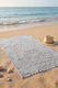 SteweHome Cotton Gray Beach Towel 100x150cm