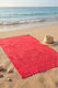 SteweHome Cotton Red Beach Towel 100x150cm
